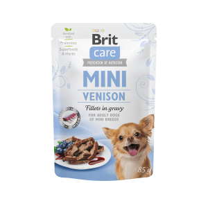 Brit Care Mini Venison fillets in gravy