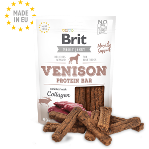 Brit Meat Jerky Snack–Venison Protein bar