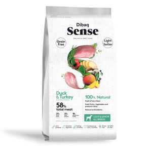Dibaq Sense Grain Free Duck and Turkey Light or Senior
