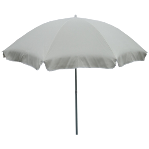 Cream Beach Umbrella 2.4m